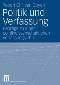 Cover image: Politik und Verfassung 9783531150758