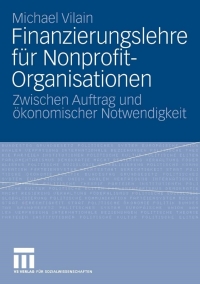 Omslagafbeelding: Finanzierungslehre für Nonprofit-Organisationen 9783810039323