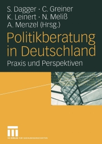 صورة الغلاف: Politikberatung in Deutschland 1st edition 9783531144641