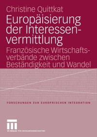 Cover image: Europäisierung der Interessenvermittlung 9783531148670