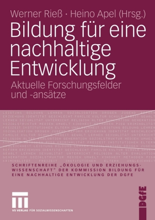 Omslagafbeelding: Bildung für eine nachhaltige Entwicklung 1st edition 9783531147888