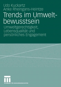 صورة الغلاف: Trends im Umweltbewusstsein 9783531148922