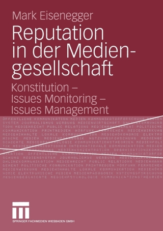 Titelbild: Reputation in der Mediengesellschaft 9783531146362