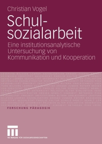 Omslagafbeelding: Schulsozialarbeit 9783531149875