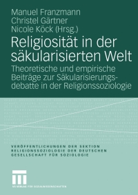 Cover image: Religiosität in der säkularisierten Welt 9783810040398