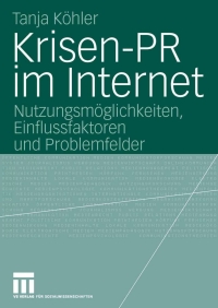 Cover image: Krisen-PR im Internet 9783531148984