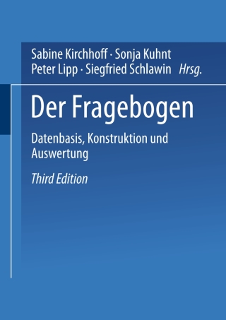 Cover image: Der Fragebogen 3rd edition 9783810036803