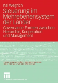 Imagen de portada: Steuerung im Mehrebenensystem der Länder 9783531146102