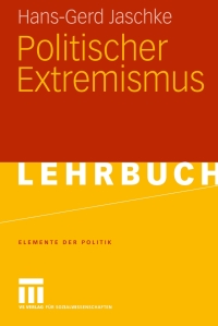 Cover image: Politischer Extremismus 9783531147475