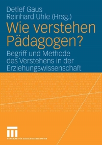 Immagine di copertina: Wie verstehen Pädagogen? 9783531148854