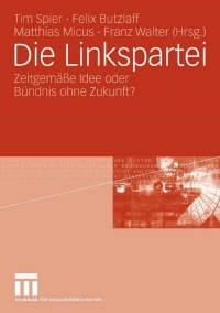 Cover image: Die Linkspartei 1st edition 9783531149417