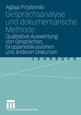 Cover image: Gesprächsanalyse und dokumentarische Methode 9783531144139