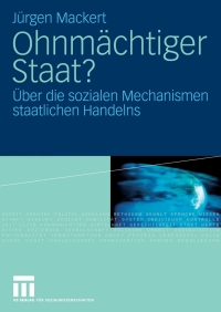 Imagen de portada: Ohnmächtiger Staat? 9783531150444