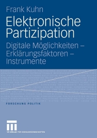 Omslagafbeelding: Elektronische Partizipation 9783531150482