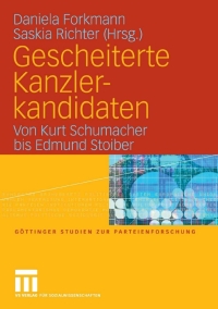 Cover image: Gescheiterte Kanzlerkandidaten 9783531150512