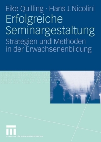 Cover image: Erfolgreiche Seminargestaltung 9783531151052