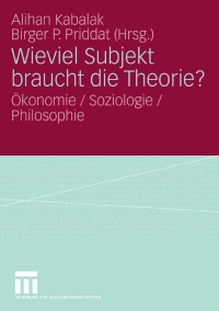 Immagine di copertina: Wieviel Subjekt braucht die Theorie? 9783531150420