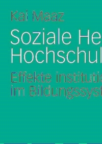 Immagine di copertina: Soziale Herkunft und Hochschulzugang 9783531151496