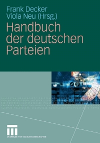 Cover image: Handbuch der deutschen Parteien 1st edition 9783531151892