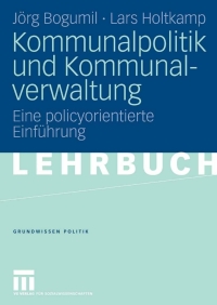 صورة الغلاف: Kommunalpolitik und Kommunalverwaltung 9783531151991