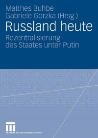 Cover image: Russland heute 1st edition 9783531152691