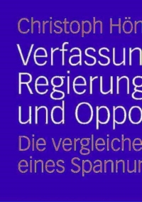 Imagen de portada: Verfassungsgericht, Regierung und Opposition 9783531153100