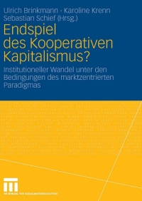 Imagen de portada: Endspiel des Kooperativen Kapitalismus? 1st edition 9783531153254