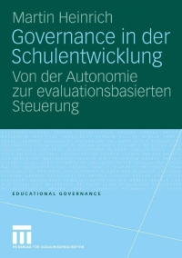 Titelbild: Governance in der Schulentwicklung 9783531153391