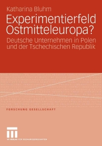 Titelbild: Experimentierfeld Ostmitteleuropa? 9783531153490