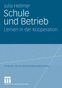 Cover image: Schule und Betrieb 9783531153582