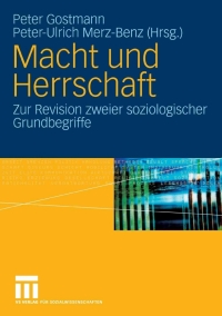 Cover image: Macht und Herrschaft 1st edition 9783531153650
