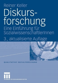 Imagen de portada: Diskursforschung 3rd edition 9783531154596