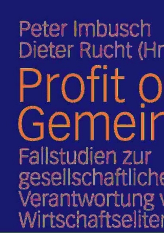 Imagen de portada: Profit oder Gemeinwohl? 1st edition 9783531155074