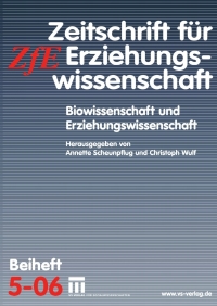 Titelbild: Biowissenschaft und Erziehungswissenschaft 1st edition 9783531148311