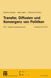 Cover image: Transfer, Diffusion und Konvergenz von Politiken 1st edition 9783531149783