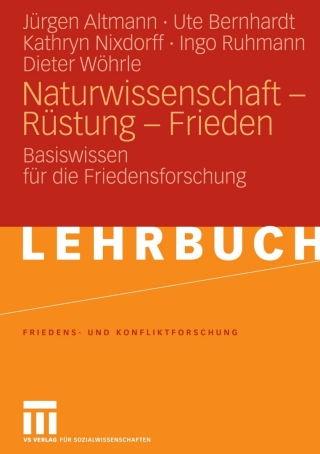 Cover image: Naturwissenschaft - Rüstung - Frieden 9783531150574