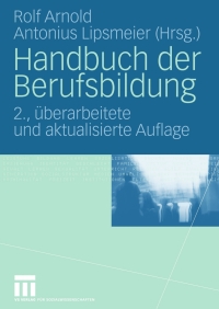 Imagen de portada: Handbuch der Berufsbildung 2nd edition 9783531151625