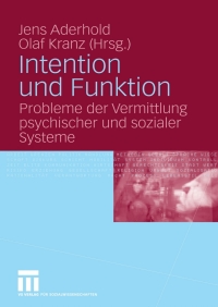 Imagen de portada: Intention und Funktion 9783531151830