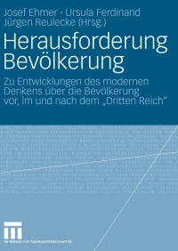 Imagen de portada: Herausforderung Bevölkerung 1st edition 9783531155562