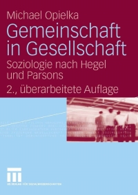 Cover image: Gemeinschaft in Gesellschaft 2nd edition 9783531342252