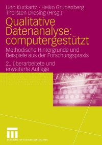 Cover image: Qualitative Datenanalyse: computergestützt. 2nd edition 9783531342481