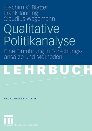 Immagine di copertina: Qualitative Politikanalyse 9783531155944