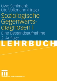 Cover image: Soziologische Gegenwartsdiagnosen I 2nd edition 9783531147796