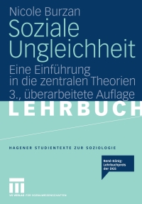 Cover image: Soziale Ungleichheit 3rd edition 9783531154589