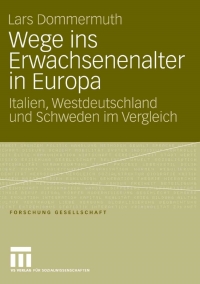 Immagine di copertina: Wege ins Erwachsenenalter in Europa 9783531154343
