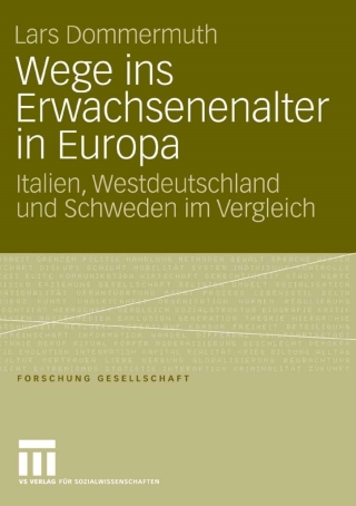 Cover image: Wege ins Erwachsenenalter in Europa 9783531154343