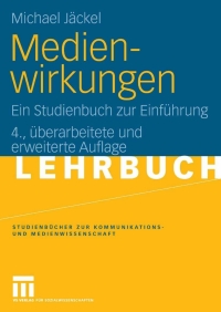 Imagen de portada: Medienwirkungen 4th edition 9783531153919