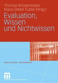 表紙画像: Evaluation, Wissen und Nichtwissen 1st edition 9783531155869