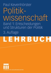 Cover image: Politikwissenschaft 3rd edition 9783531152141