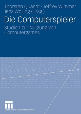 Imagen de portada: Die Computerspieler 1st edition 9783531150857